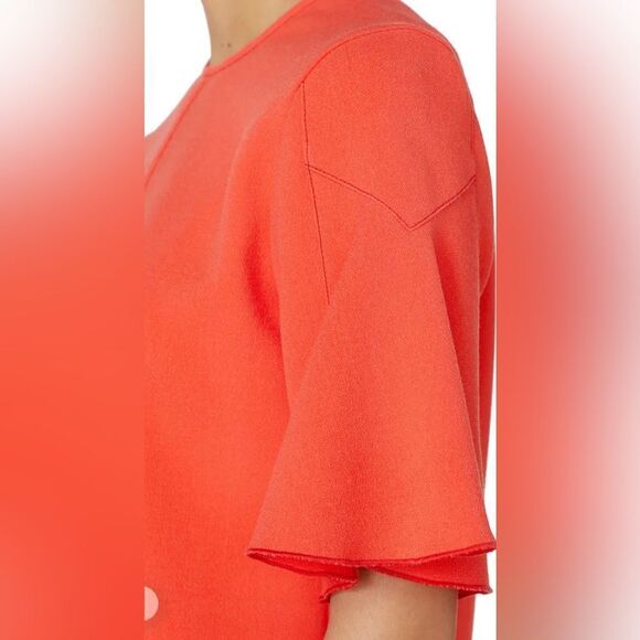 Victoria Victoria Beckham Flounce Hem Sleeve Top US 2 - Picture 4 of 11